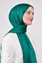 شال فستان سهرة لامع باللون الأخضر الزمردي - 3