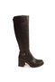 Women's Brown Flexible Conch Waterproof Thick Heeled Non-Slip Sole Boots - 4