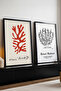 Set of 2 Paintings with Wooden Black Frame Huhu183 - Set of Two Paintings with Black Frame