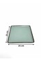 Modern 2 Piece 25 X 25 cm Flat Plate Green (with Emblem) - 4
