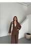 Brown Giza Linen Set - 8