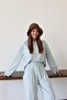 Blue Marisol Blouse Pants Set - 2