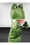 Giraffe Frog Set Plush Puppet Set Puppet Play Set with Mouth Movement - 6