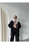 Black Cintia Jacket Pants Set - 3