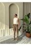 Khaki Ruby Buttoned Trousers - 4