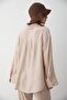 طقم بنطلون قميص مزخرف باللون الحجري - 6