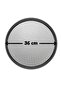 White Silicone Dough Rolling Mat 45 X 65 Cm, 36 cm Pizza Tray and Dough and Pizza Cutter with Wooden Handle - 2