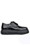 Derby Genuine Leather Black Patent Leather Black Sole Children's Classic Shoes - 3