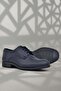 Navy Blue Matte Lace-Up Oxford Children's School Shoes