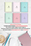 Set of 6: (2* Striped-Unlined-Checkered) Spiral A5 Thick Cardboard Cover Pastel Series 96 Page Notebook - 2
