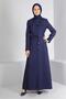 Embroidered Belted Overcoat 10678 - 2