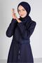 Embroidered Belted Overcoat 10678