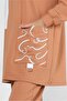طقم بنطلون مزدوج منقوش بأربطة على الياقة 43593 - 4