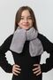 Girl's Anthracite Plush Camisole Neck Collar Scarf Byn001 - 5
