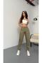 Women's High Waist Stretch Fabric/Stretchy Mom Trousers - 8