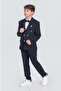 Boy's Striped Jacket Shirt Pants Bow Tie Suit Te.1001Y - 7