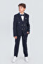 Boy's Striped Jacket Shirt Pants Bow Tie Suit Te.1001Y - 3