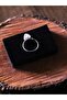 Pink Quartz Natural Stone Adjustable Ring - 2