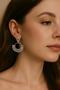 Women's Zircon Stone Waterway Model Stylish Design Earrings |   Elegant and Sparkling Accessory - 6