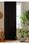 Black Honeycomb Velvet Textured Background Curtain Plain Stitched Extrafor Drawstring 1st Class Quality