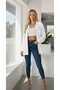 Women's White Linen Shirt Summer Oversized Shirt New Season - 3
