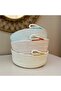 Natural Jute Triple Organizer Multi-Purpose Basket Decorative Basket Bread Basket