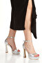 Hard Mirror High Platform Women's Evening Dress Shoes - 2