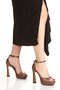 Hard Mirror High Platform Women's Evening Dress Shoes - 2