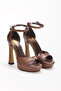 Hard Mirror High Platform Women's Evening Dress Shoes - 3