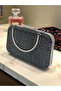 Black Silver Color Glitter Wire Wrapping Women Evening Dress Bag Wedding Engagement Graduation - 4