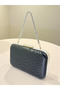 Black Color Anaconda Patterned Matte Stylish and Luxurious Women's Evening Dress Bag Wedding Engagement - 2