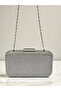 Silver Gray Color Glitter Wire Wrapping Women's Evening Dress Bag - 7