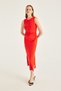 Knitted Dress with Drawstring Detail