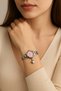 Minimal Women's Wristwatch – Pink Dial, Elegant Silver Color Band, Stylish Design for Gift Giving