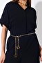 Pinkmark Women's Gold Double Star Chain Belt Pmkm25670 - 4