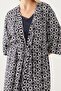 8839 Dressing Gown Women's Short Sleeve Pajama Set - 4