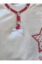 Mother Daughter Pajamas Set Interlock Fabric 100% Cotton Long Sleeve Winter Starry Red White - 8