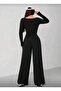 Black Women's Baggy Oversized Plus Size Sportswear Loose Fit Stretchy Comfortable Fabric Sweatpants - 4