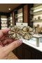 Accessories Gold Color Luxury Leaf Figured Earrings - 2