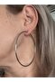 Stainless Steel Hoop Earrings - Diameter 70 Mm - 1 Pair - 4