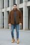 Men's Plush Jacket Thick Oversize Zipped - 2