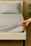 1St Quality Natural Anatolian Cotton Hypoallergenic Fitted Sheet Set Gray - 3