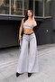 Whatsup High Waist Wide Leg Trousers - 4