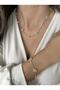 316 L Steel Daisy Figured Gold Vip Bracelet (Single) - 2