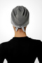 Breathable Mesh Air Conditioned Bonnet – Seamless Front, Gray Color for Daily and Sports Use - 5