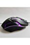 X1 Wired USB Gaming Mouse with Colorful Breathing Light Black - 2