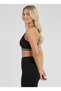 Black Cross Strap Sports Bra - 8