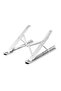 Adjustable Aluminum Alloy Foldable Laptop Stand Silver