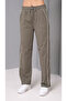Women's Loose Fit Striped Detail 2-Thread Premium Cotton Pants