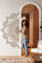 Half Mandala 2 Pieces Living Room and Entrance Modern Wall Sticker - 3